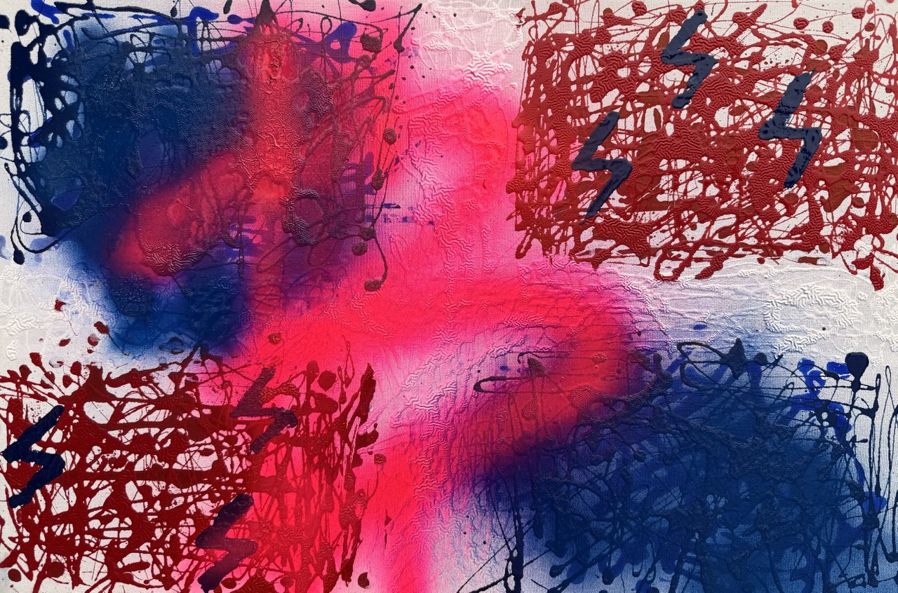 Libertad - Arte abstracto inspirado en Bitcoin