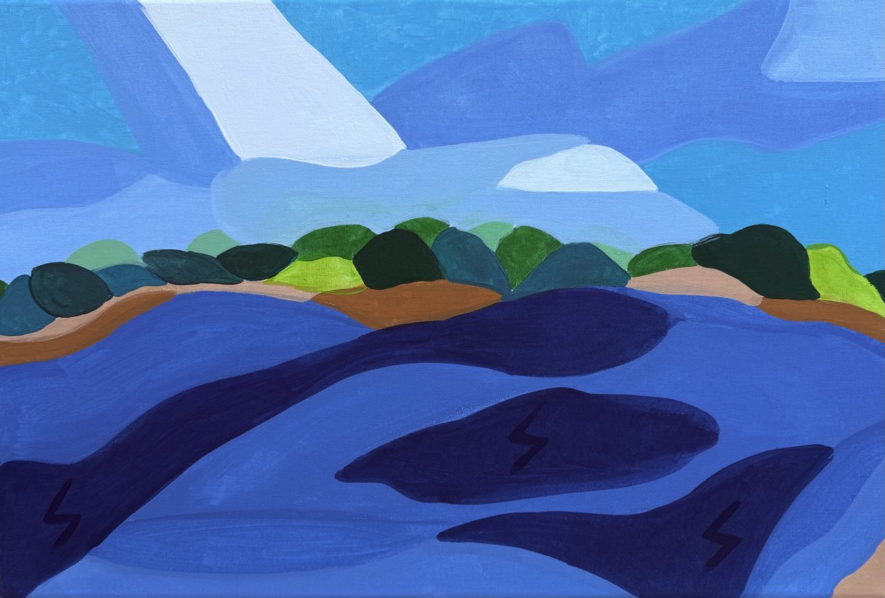 Horizonte Temporal - Arte abstracto inspirado en Bitcoin