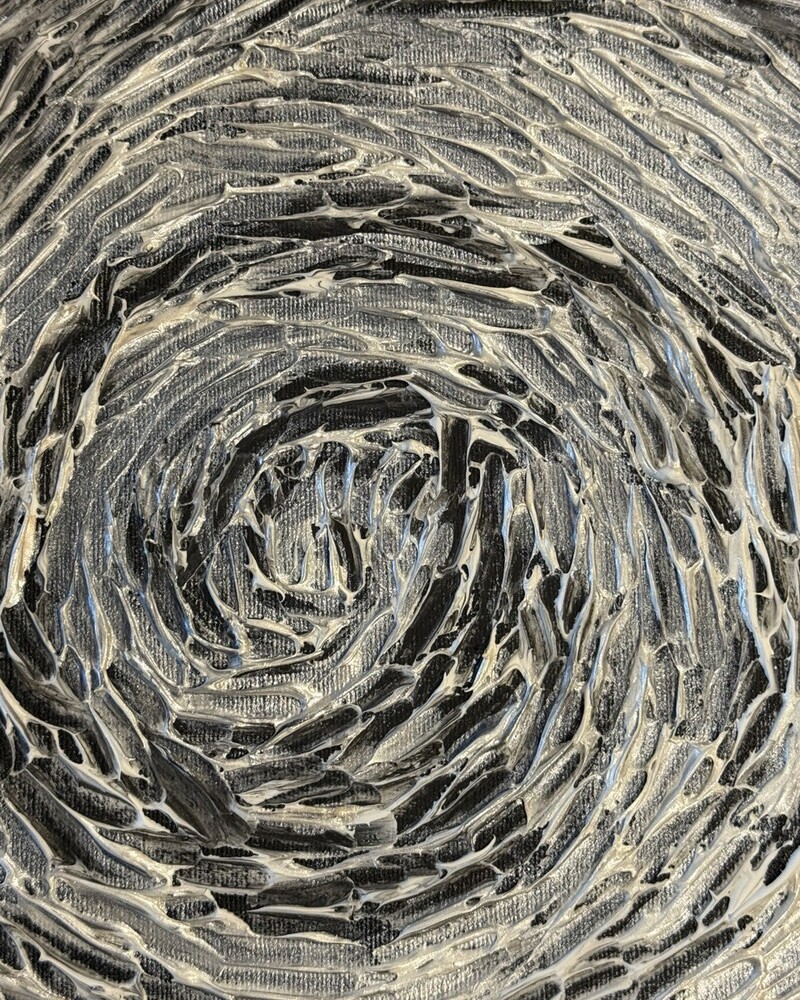 The Hole - Arte abstracto inspirado en Bitcoin