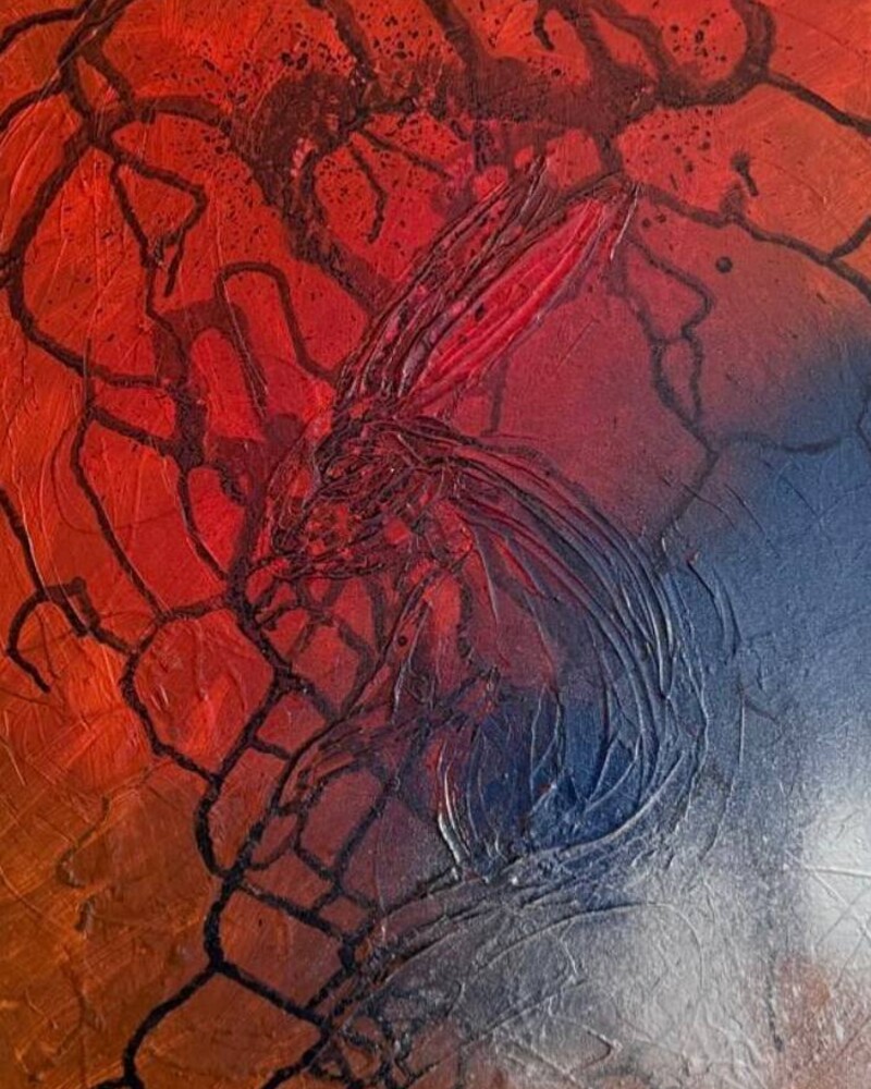 The Rabbit - Arte abstracto inspirado en Bitcoin